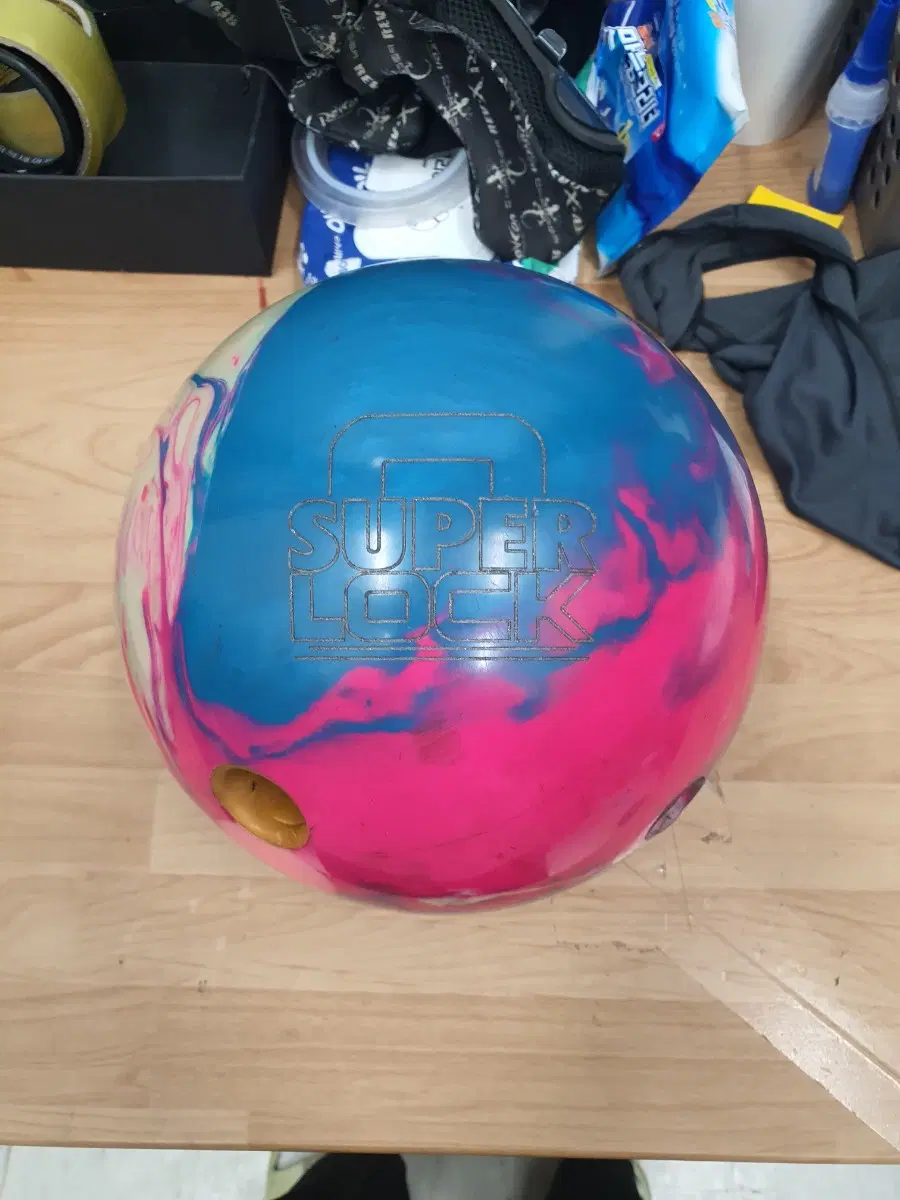 중고볼링공 15p 슈퍼락