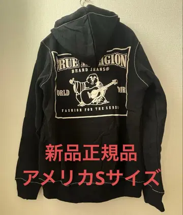 새상품 TRUE RELIGION 블랙 후드티 XS 사이즈