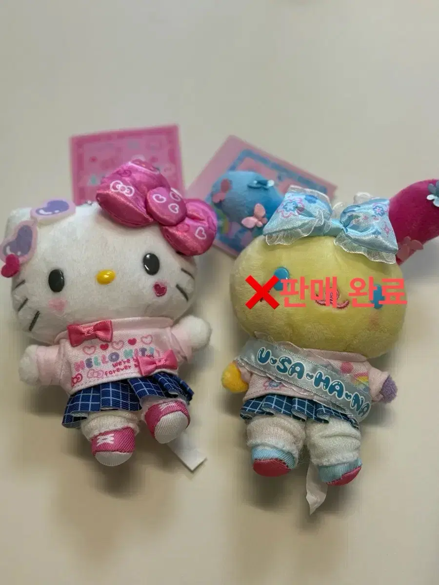 산리오 키라메키 축제 시리즈 헬로키티/우사하나 마스코트 인형