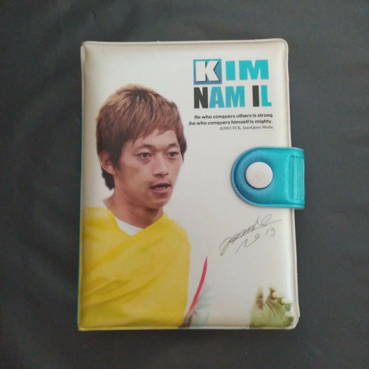 추억의 2002 월드컵 6공 다이어리 / 축구 스타 김남일 굿즈 고전문구