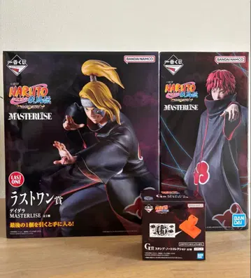 [미개봉] NARUTO 질풍전 제일복권 데이다라, 사소리 피규어 세트