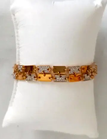 최종 가격 인하 Swarovski 골드톤 크리스탈 팔찌