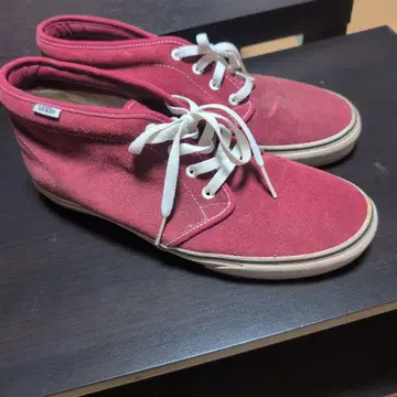 VANS 스웨이드 스니커즈 레드 처카