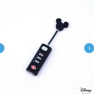 Disney 미키 스트레이트 자물쇠 TSA 락 블랙