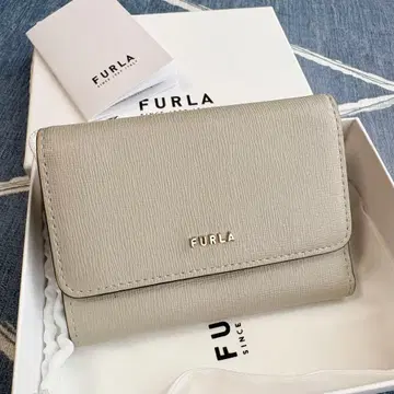 FURLA 접이식 지갑 베이지