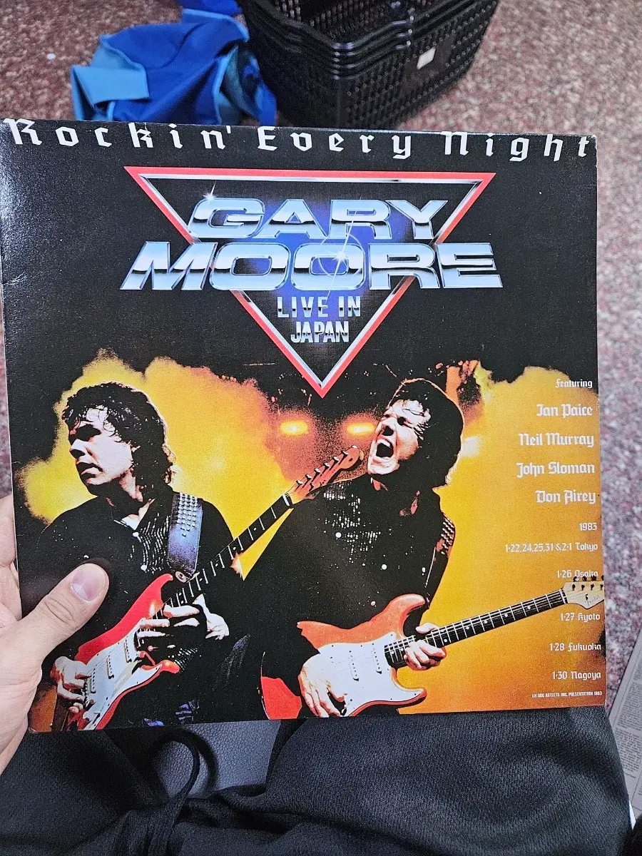 게리 무어 라이브 인 재팬 lp