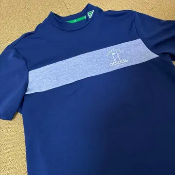 adidas 골프 피케 셔츠 네이비/그레이