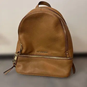 MICHAEL KORS 가죽 백팩 브라운