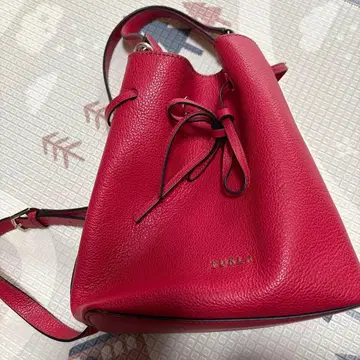 FURLA 숄더백 복조리형 레드