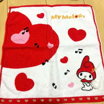 My Melody 마이멜로디 미니 타월 손수건 미사용품