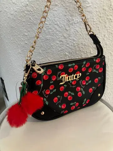 쥬시 꾸뛰르 체리 패턴 미니 백 juicy couture