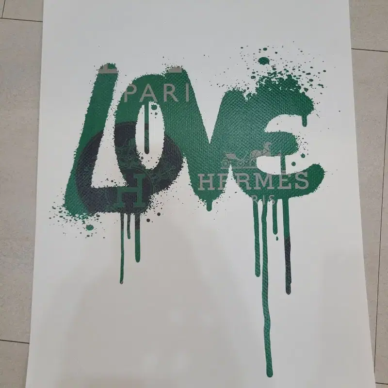 100장한정 DEATH NYC 팝아트 판화 - 에르메스 LOVE