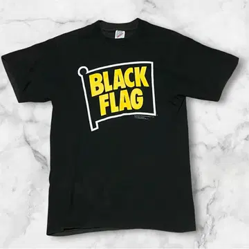 90s USA제 BLACK FLAG 빈티지 T셔츠 M사이즈 블랙
