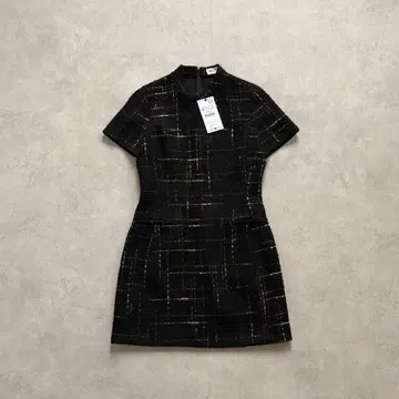 택 포함 미사용 새상품 ZARA 트위드 원피스