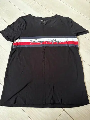 TOMMY HILFIGER 로고T셔츠 블랙 M