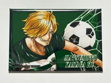 ONE PIECE 원피스 축구 스퀘어 캔뱃지 상디