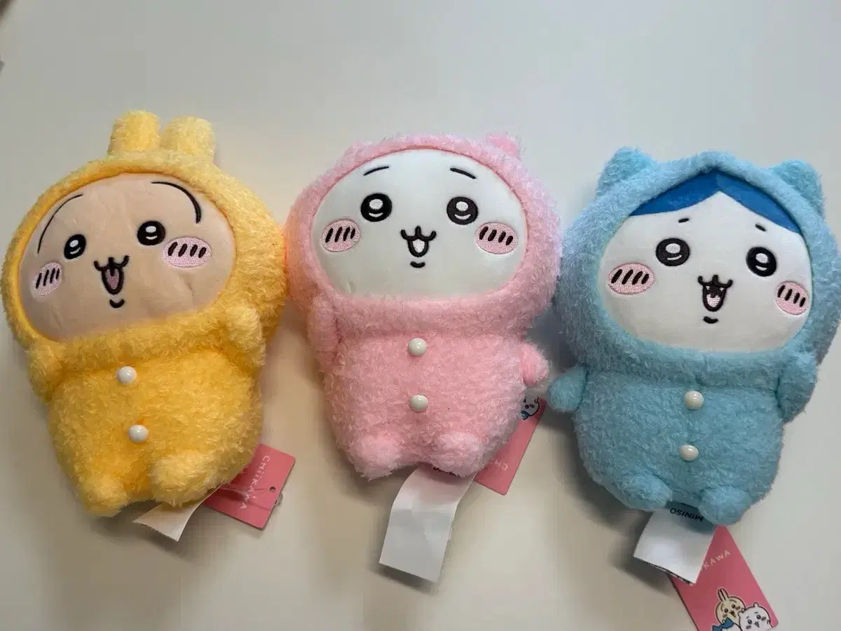 미니소 치이카와 파자마 시리즈 30cm 인형 (옐로우/핑크/블루)
