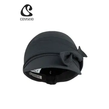 [ coyseio ] RIBBON TIE CAP 차콜