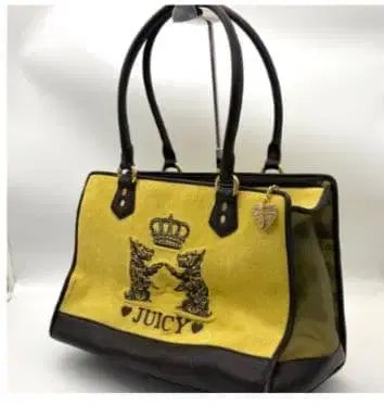 JuicyCouture 자수 토트백#y2k