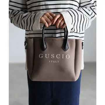 미사용 새상품 GUSCIO ITALY 핸드백 12-1087 그레이지