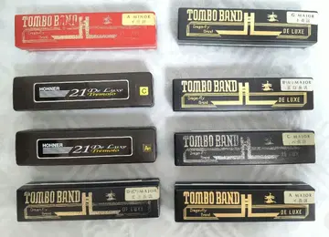 TOMBO BAND DE LUXE 하모니카 8세트