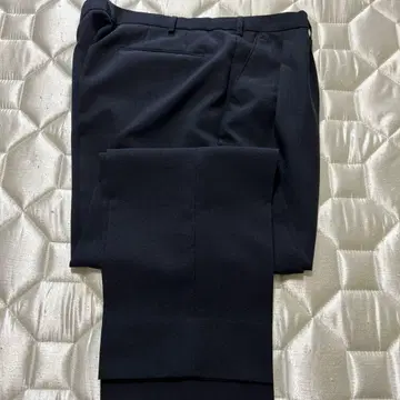 남성용 슬랙스 블랙 허리 115cm