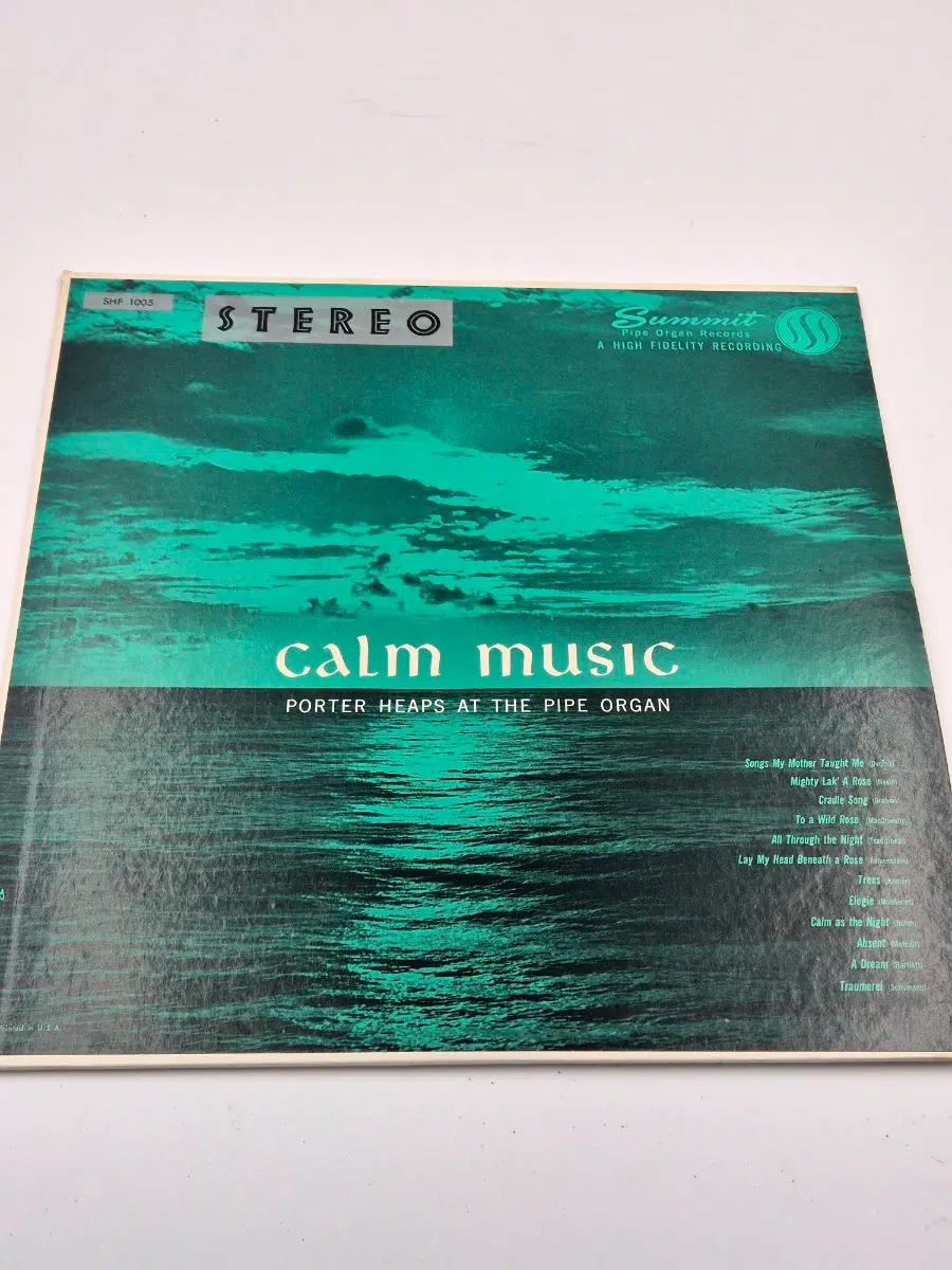 Calm Music Porter Heaps Pipe Organ 미국 수입