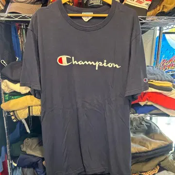 Champion 챔피온 로고 자수 티셔츠 네이비