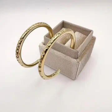 Swarovski 스와로브스키 귀걸이 후프 골드 클리어 크리스탈