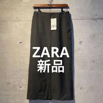 새상품 ZARA 스트레치 니트 미디 스커트 XS