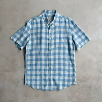 00s L.L.Bean 엘엘빈 버팔로 체크 린넨 셔츠 M