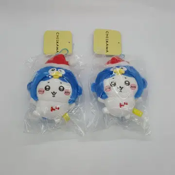 치이카와 (먼작귀) 돈키 콜라보 봉제 인형 키링 2개 세트