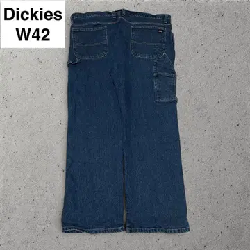 디키즈 w42 l30 데님 페인터 팬츠 구제 의류 청바지 블루