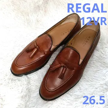 [ 사용감 없음 ] REGAL 12VR 태슬 로퍼 브라운 26.5