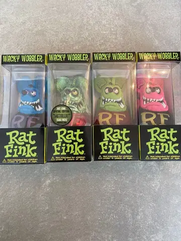 Funko Wacky Wobbler Rat Fink 4개 세트