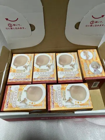 넨도로이드돌 커스텀 헤드 almond milk 6개