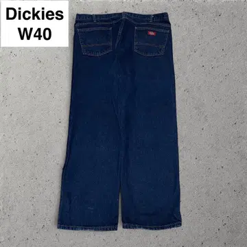 멕시코제 디키즈 w40 l29 데님 구제 의류 청바지 다크 블루