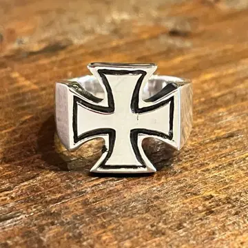 [ New Arrivals ] 실버 925 반지 아이언 크로스 반지