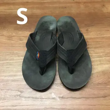 레인보우 샌들 더블 레이어 프리미어 가죽 여성용 S 사이즈