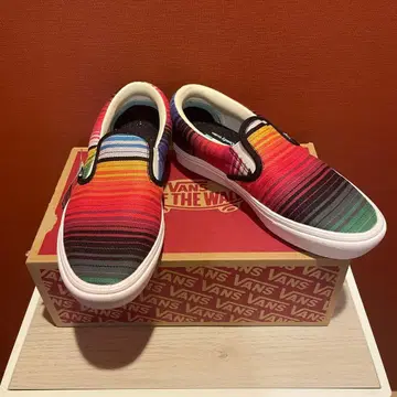 *VANS ComfyCush 슬립온 *멀티 컬러*24.5cm*