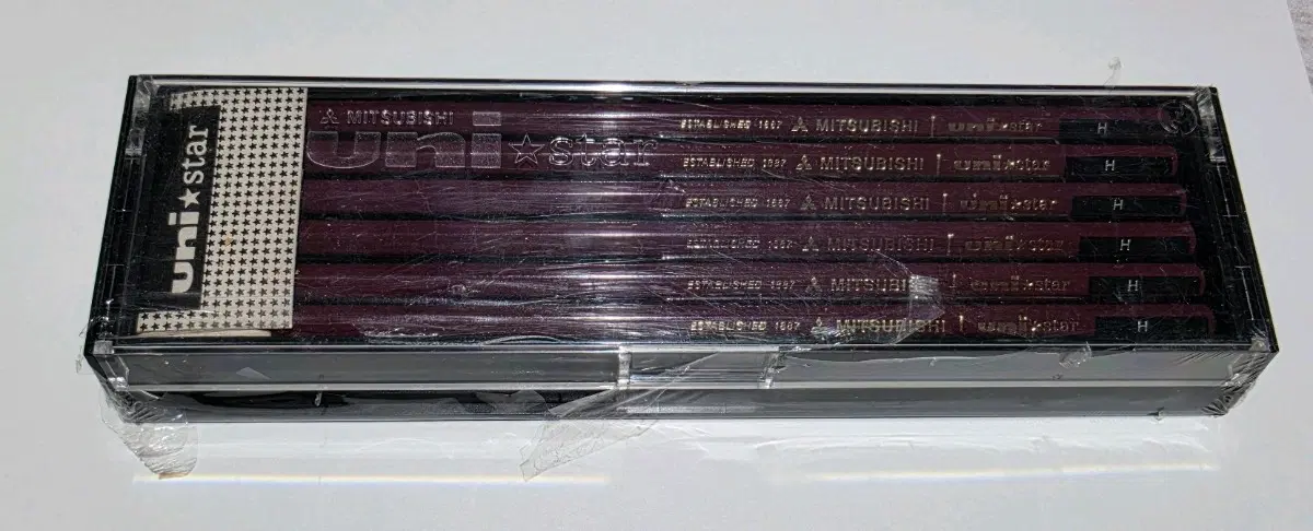 빈티지연필. MITSUBISHI UNI STSR H