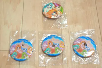 머메이드 멜로디 피치피치 피치 캔뱃지 4개 세트