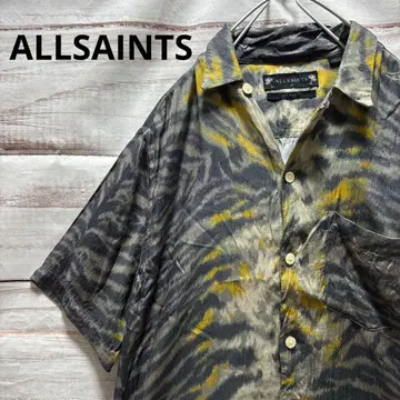 ALLSAINTS BAIKAL SS 셔츠 레이온 셔츠 반팔 셔츠