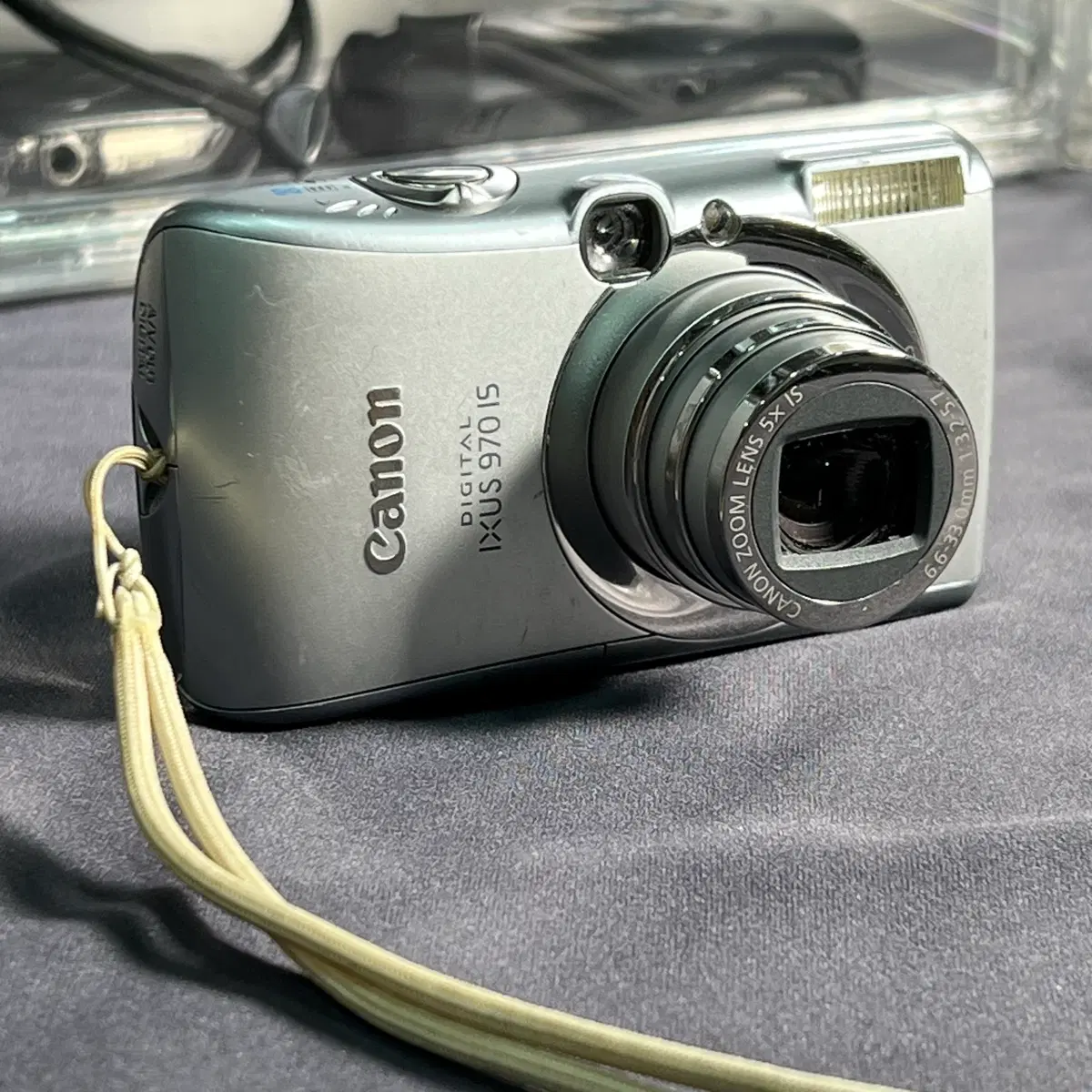 캐논 익서스 970 IS 디지털 카메라 실버 디카