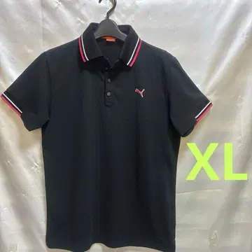 PUMA USP DRY 피케 셔츠 블랙 XL 큰 사이즈 흡한속건 스포츠