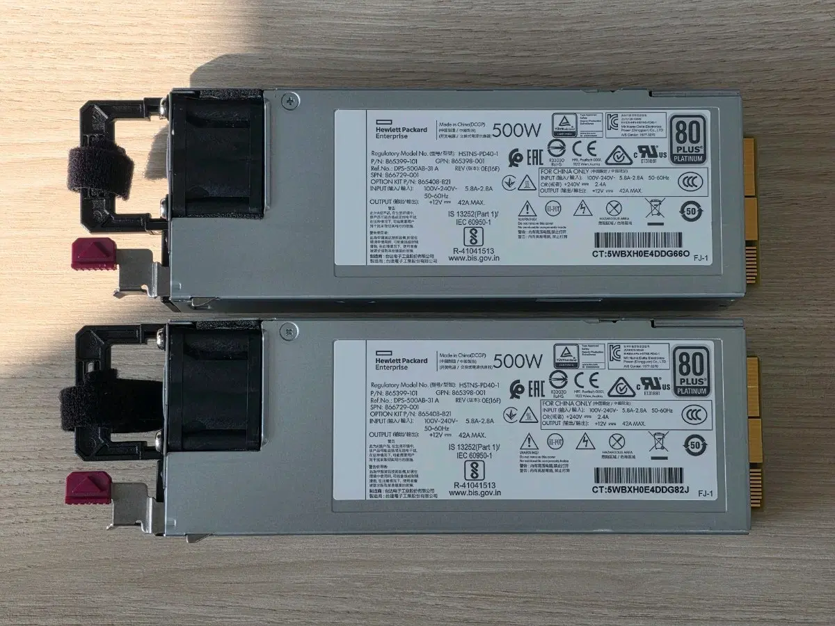 HP ProLiant DL360 G10 500W 파워