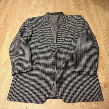 dunhill 테일러드 자켓 체크 무늬