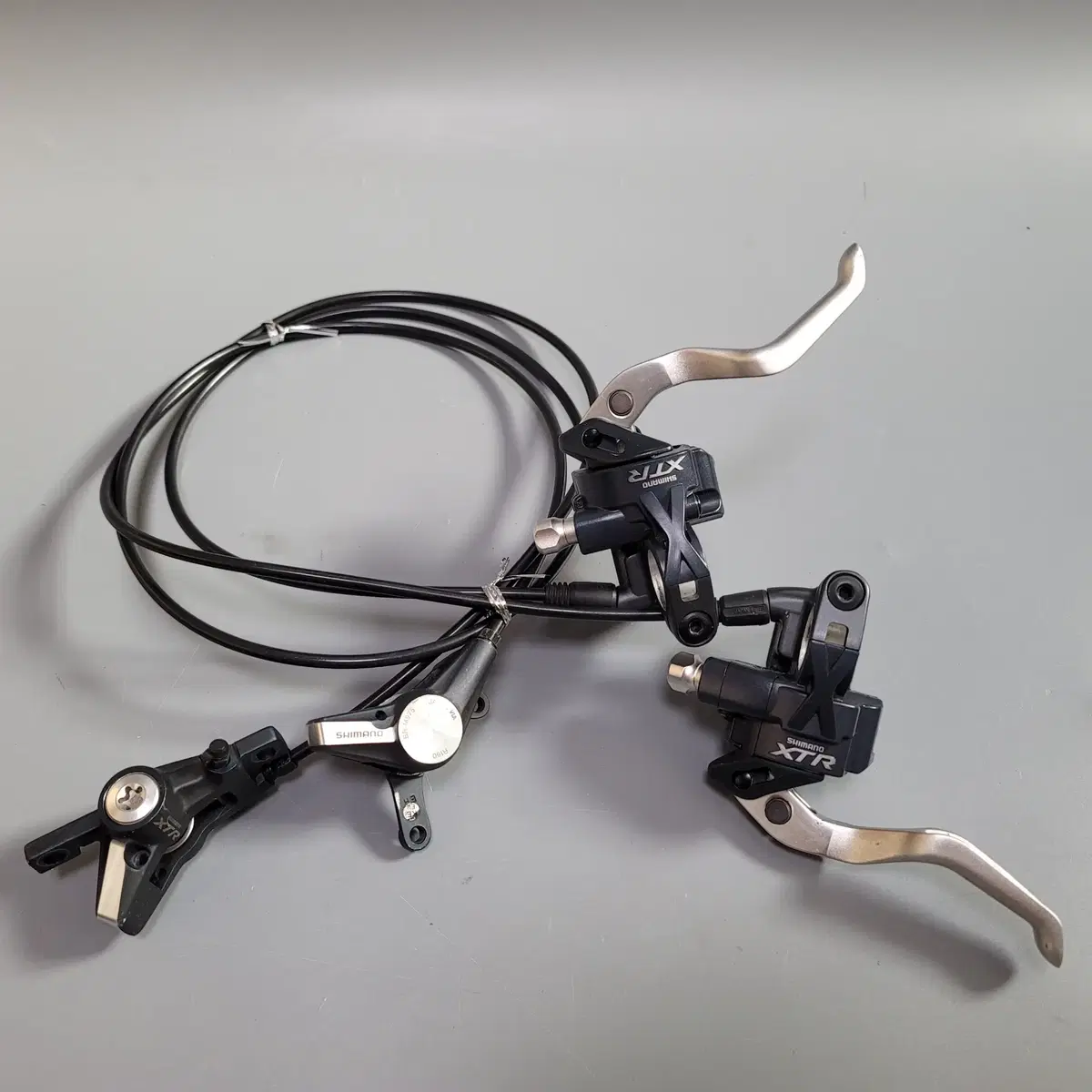 MTB 시마노 XTR ST-M975 듀얼 컨트롤 변속레버+유압 브레이크