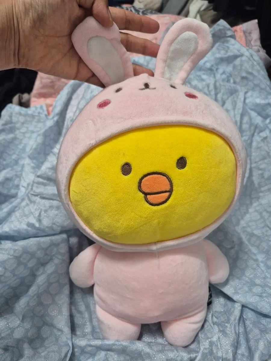 아이렌앤버니 핑크 병아리 인형(상태 굳)