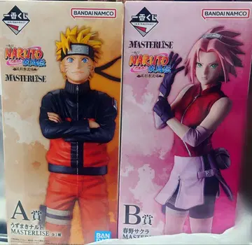 제일복권 NARUTO 돌풍전 A상 나루토 B상 사쿠라 피규어